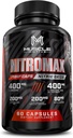 Nitric Oxide Booster 3000mg L- Arginine, L- Citrulline - Pre- Workout Supplement for Muscle Growth, Stamina, Energy, Pumps, Vascularity - Non-GMO - 60 kapszula