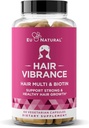 Vibrance Hårvækst Vitaminer for kvinder - Vokse hår Hurtigere, sundere, og stærkere med Potent MultiBlend af Biotin & OptiMSM - Understøtter Thicker, Shinier Hår & regrogrowth - 60 Vegetar bløde kapsler