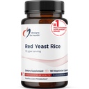 Designs for Health RYR Synergy - Red Yeast Rice Supplement - 1200mg Red Yeast Rice + CoQ10 to Support Cardiovascular Health + Maintenance of Lipid Levels in Normal Range (120 Capsules)