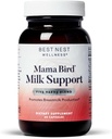 Кращий Nest Wellness Mama Bird Milk Support - Здоровий Breast Milk Flow Підтримка добавки - Breastfeeding Support з Fenugreek & Moringa - Попелиці для дитини - 60 капсули