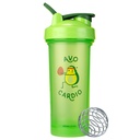 BlenderBottle Just for Fun Classic V2 Shaker Bottle Perfect for Protein Shakes and Pre Workout, 28-Ounce, Avo Cardio