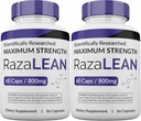 (2包) Razalean Pills, Razalean Capsules, 2个月供应,美国制造