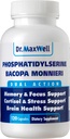 Phosphatidylserine & Bacopa Monnieri, Better Than Each Alone. Phosphatidylserine Supplement 300mg, No Fillers, Soy Free, 2in1, 120 Capsules. Memory Support