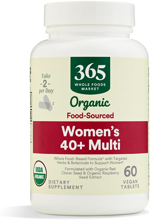 365 de Whole Foods Market, Vitamina Multi Womens 40 Plus alimente cultivate, 60 Conte