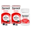 Feosol Original Iron Supplements for Men, Women & Children Over 12, Non-Heme, 65mg Iron Per Pill, 1 Per Day, 240ct, 4 Month Supply, for Energy and Immune System Support, Made in USA