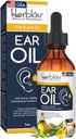 Bio-Ear-Öl für Ohr-Infektionen - Natürliche Eardrops für Infektionsprävention, Swimmer's Ear & Wax Entfernung - Kinder, Erwachsene, Baby, Hund Earache Remedy - mit Mullein, Knoblauch, Calendula, Made in USA