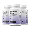 Balancebreens Melatonin 20mg Fast Dissolve Tablets - High Potency, Fast Acting, Natural Sleep Support - Sleep Aids for Adults - Non-Groggy, Drug-Free Formula (120 Count (Pack of 3))