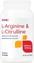 GNC L Arginine + L Citrulline 500mmg Apèndix, suport a la producció d'Oxid i de salut Vessel, 120 Servitings