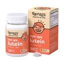 Renzo's Eye Spy Lutein with Bilberry Extract, Dissolvable Kids Vitamins for Eye Health, Sugar-Free Supplements, 30 Orange-Flavored Melty Tabs