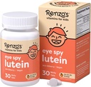 Renzo's Sye Spie Lutein with Billberry Secklap, dissoluples changes for Eye Health, Supples, 30 Orange-flavered Member