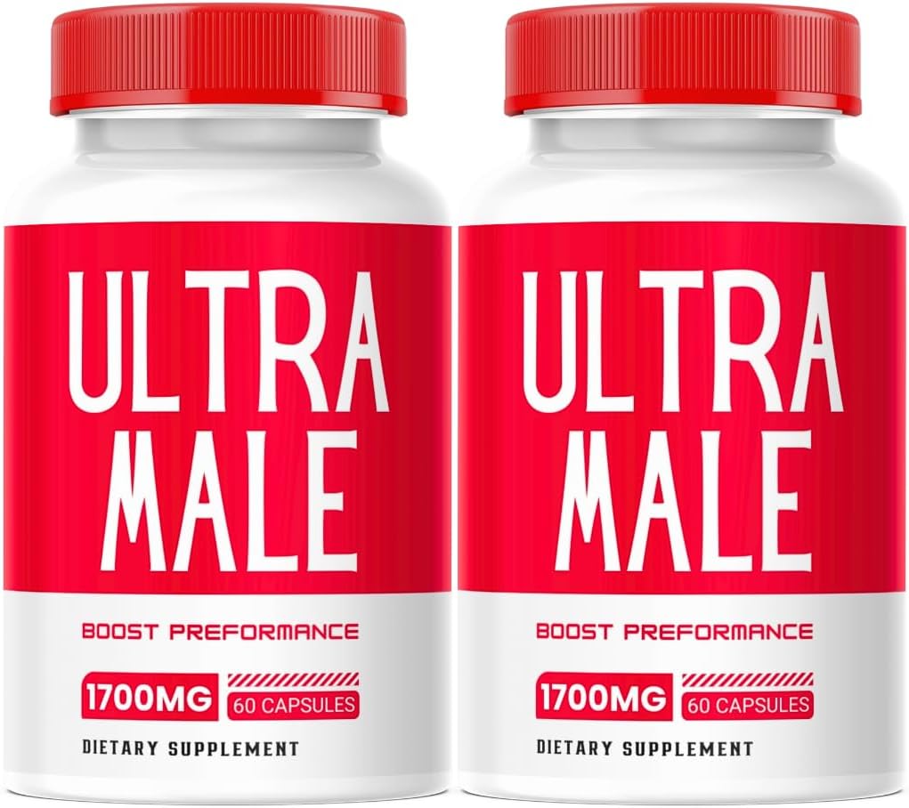(Pack-2)(120 קפסולות) Ultra Male Pills | Ultra Male Supplement Advanced Formula