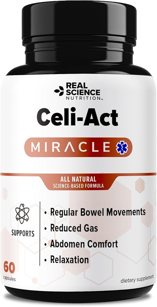 Celi-Act Miracle є природним доповненням для підтримки Celiac Discomfort і травне здоров'я