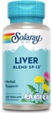 SOLARAY Liver Mix SP-13 - Milk Butle özü, Dandelion Root, Burdock, Kelp, Peppermint və Trace Minerals - 60-Day Garanti, 100 Xidmət, 100 VegCaps