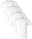 Hanes Mens Ultimate Comfort Fit Undershirt, Muži Crewneck Stretch-Cotton T-Shirt, 4-Pack