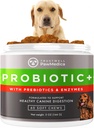 PawMedica Dogs Probiotics i Horbiotics Enzymes, Probiotics per als Dogs que van fer als EUA, Pet Probiotics Chews per als Dogs, Prebiotics i probiotics Implementació de gossos Digestitius Probiòtics - 60 Dogs Probiotics Chews