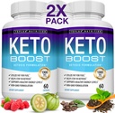 Keto Boost Diet Pillerit Ketosis Supplement - Natural Exogenic Keto Formula Support Energy & Focus, Advanced Ketones varten Ketogenic Diet, miesten naisten