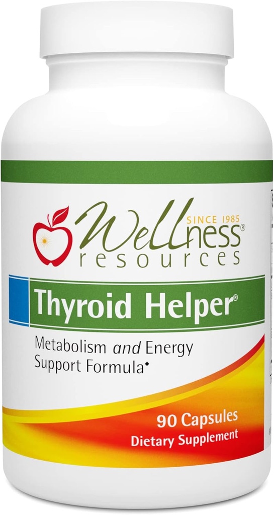 Thyroid Helper - naturlige kosttilskudd for metabolisme og energi (90 kapsler)