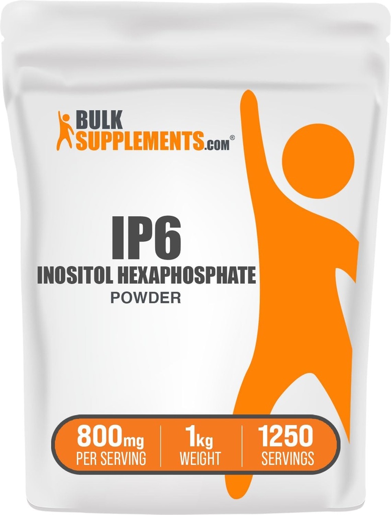 Bulk Supplements.com IP6 Powder - Inositol Hexasphate, IP6 Phụ - Inositol for Immune Consolation, Gluten Free, 800mg per Service, 1kg (2.2 lbs)