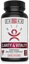 ZHOU Clarity and Vitality (Formerly DHEA) 50 mg, Hormonal Balance Formula for Women & Men, Healthy Aging, Non-GMO, Vegan, Gluten Free, 60 Capsules