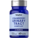 Piping Rock Cranberry Complex with D-Mannose & Probiotic Blend | Urinary Tract Health for Women | 60 Capsules | Advanced Formula | Non-GMO, Gluten Free Supplement