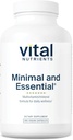 Vital Nutrients Minimal and Essential Multivitamin | Vegetarian One per Day Multi bitamina, Mineral eta Antioxidatzaile Gehigarria* | Iron-Free | Gluten, Dairy, Soy Free | Non-GMO | 180 kapsulak