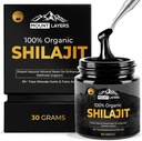 Pure Shilajit Resin עם Fulvic Acid - ההימלאיה Shilajit עבור גברים ונשים עם 85 + Trace מינרלים - תמיכה מטאבוליזם - בריאות העצם ומערכת החיסון - 500 מ"ג - 60 משרתים - 30g ג'ארד