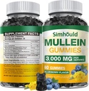 1 Pack Sugar Free 3000MG Mullein - Long Cleanse, Mulein Rain Supance for Respitory, Ecy Mullein Drops with Quecietin & Bromeliin for Lung, Journalive Health & Imune