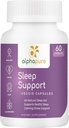 Sleep Supplement with Melatonin, Ashwagandha, L-Theanine & Herbs - 60 Capsules