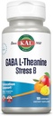 KAL GABA L-Theanin Stress B Lozenge, B Complex Vitamin Supplement, Gesunde Entspannung, Mood & Focus Support, natürliche Mango Tangerine Flavor, Vegan, 50 Servierungen, 100 Lozenges