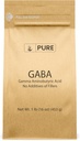 Pure Ingredients Gamma Aminobutyric Acid (GABA) אבקת (1 lb) תמיד טהור, No Fillers Or Additives, מעבדה מאומתת