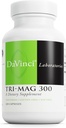 DAVINCI Tri-Mag 300 - Triple Complex magnesium Glycinate, Taurinate & Malate - Rauhallinen Magnesium Supplement for Sleep - Hermotuki Formula - 120 kapselia (30 tarjoilua)