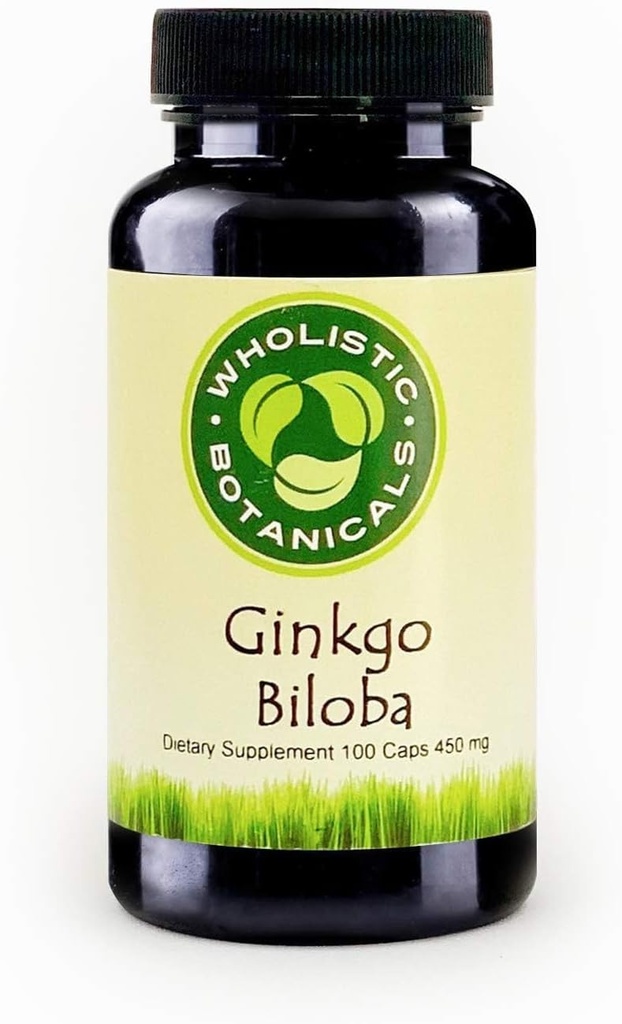 Ginkgo Biloba Capsule — Integratore di memoria per il cervello — Supplemento di energia — 100 ct