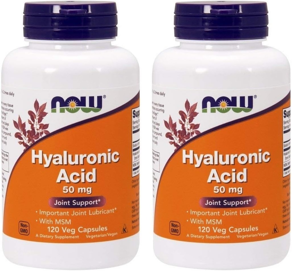 Тепер Продукти Hyaluronic Acid з MSN, 120 капсули (Pack of 2)