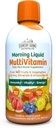 İmmune Support və Enerji, Herbal Mix, Vegan, Qadınlar və Kişilər üçün Multivitamin, Gluten Free, Tropik Fruit Flavor, 32 fl oz