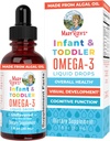 MaryRuth Organics Infant e Toddler Omega-3 Liquid Drops by | 200mg DHA e 2mg EPA Per Serving | Global Wellness and Healthy Development | Unflavored | 1 Fl Oz