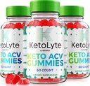 NutraRize (Pakiet 3 KetoLyte Keto ACCV Gummies, Advanced Formula, Keto Apple Cider Ocet 1000MG Suplement, All Natural Keto ACCV Vitamins, Oficjalne Opinie Keto Lyte (180 Gummies)