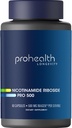 ProHealth Nicotinamide Riboside Pro 500. Patented NR Niagen 500mg Plus 250mg TMG. NAD+ Supplement Boosts NAD+. NR Supplement Proven in 300 Studies. 30 portioner