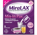MiraLAX Laxative אבקת Packets 10.0 ea (Quantity of 5)