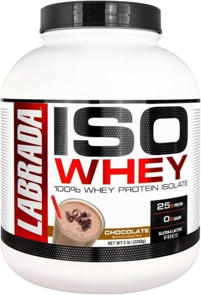 Labrada Nutrition ISO Whey Isolate Protein Sjokolade 5 pund