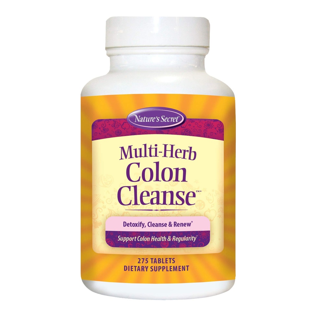 Nature's Secret Multi-Herb Colon Cleanse, 275 Tablets