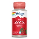 Solaray Pure CoQ10 100mg with Hawthorn Berry, Antioxidant Formula with CoEnzyme Q10 and Vitamin E for Cellular Energy and Heart Health Support, Lab Verified, 60 Day Guarantee, 30 Servings, 30 Capsules