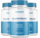 Ark Labs (3 Pack) Gluco Trust Advanced Formula קפסולות - Gluco Trust Max קפסולות תמיכה מקסימלית גלולות (180 קפסולות)
