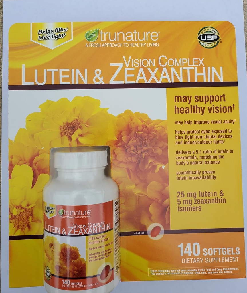Tru-Nical vision Lutein & Zeaxanthin, a Bundle 140 Softgels