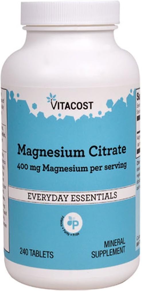Vitacost Magnesium Citrate - 400 mg - 240 Tablets
