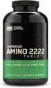 Optimum Nutrition Superior Amino 2222 tabletta, teljes esszenciális Amino Acids, EAA, 160 gróf