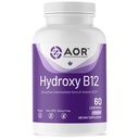 AOR Hydroxy B12 1000mcg 60 Lozenges, 60-Day Supply, Hydroxocobalamin for Daily Vitality, Vegan
