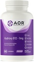 AOR, Hydroxy B12, Supports Cardiovascular Health, Nerve Function and Detoxification, Diyetary Supplement, Vegan, 60 hizmet (60 lozenges)