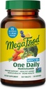 MegaFood Mäns 55+ En daglig - Multivitamin för män med vitamin B12, C, D & Zink - Optimal Aging & Immune Support Supplement - Vegetarian - Made Without 9 Food Allergens - 120 flikar