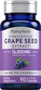 Pipping Rock Grapet Seed Extract Capsles  по 16 000mg  по 90 Хапчета Vitis Vinifera Appliment  по избор, Gluten Free