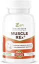 ZEN LIFE HERB Muscle REx - Joint, Muscle & Nerve Support - Relax Aches & Chronic Discomfort Plant-Based Supplement (60 Capsules)